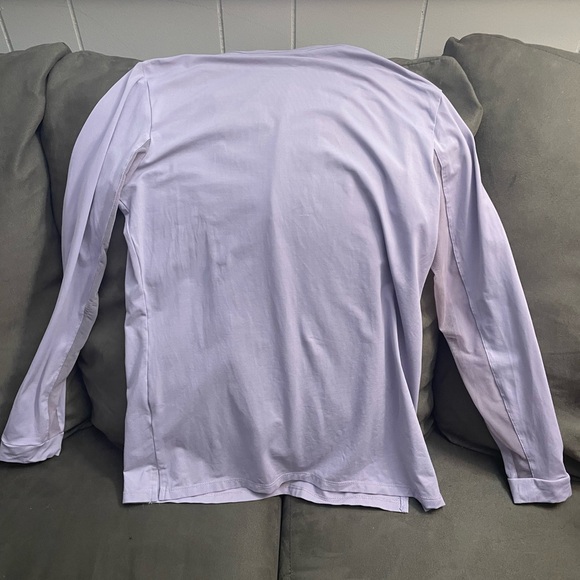 The Tailored Sportsman Lavender Long Sleeve Top - Picture 4 of 6